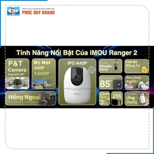 Camera Wifi 360 độ IMOU Ranger 2 4MP (IPC-A42P-L) Camera Wifi 360 độ IMOU Ranger 2 4MP (IPC-A42P-L)