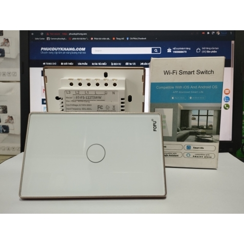 CÔNG TẮC CẢM ỨNG THÔNG MINH 1 NÚT FOFU CÔNG TẮC CẢM ỨNG THÔNG MINH 1 NÚT FOFU