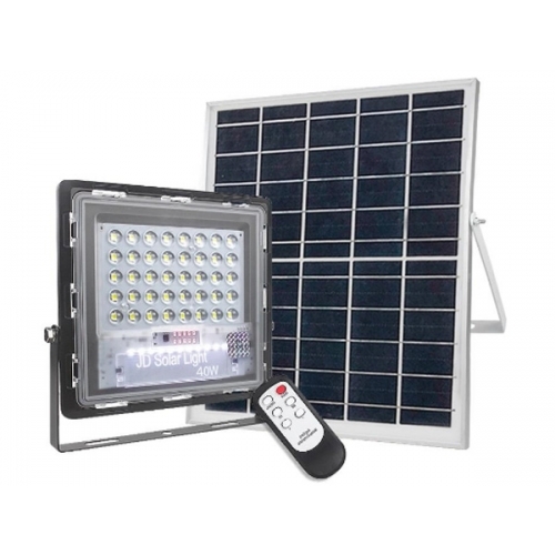 ĐÈN PHA LED NĂNG LƯỢNG MẶT TRỜI CÔNG SUẤT 40W JD-740 ĐÈN PHA LED NĂNG LƯỢNG MẶT TRỜI CÔNG SUẤT 40W JD-740