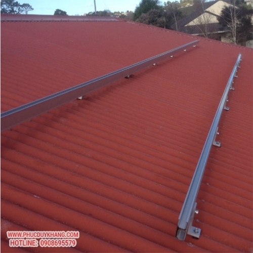 Rail nhôm 27*55*4200mm Nặng 3.48kg/Cây T6005 - SILVER ANODIZED