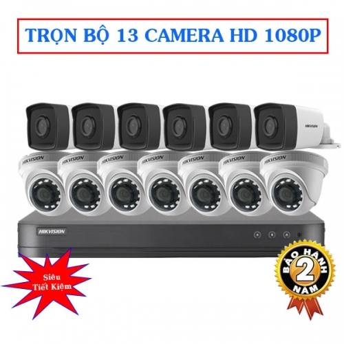 TRỌN BỘ 13 CAMERA HIKVISION 2.0MP TRỌN BỘ 13 CAMERA HIKVISION 2.0MP