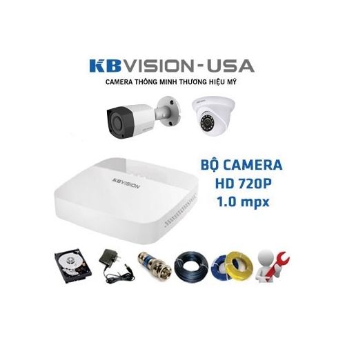 TRỌN BỘ CAMERA 2 CAMERA 1.0MP